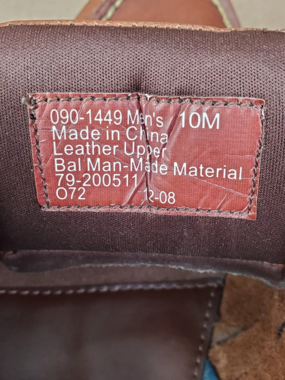 Dockers Castaway Men's Brown Leather Lace-Up Boat Shoes Comfort Casual Size 10M